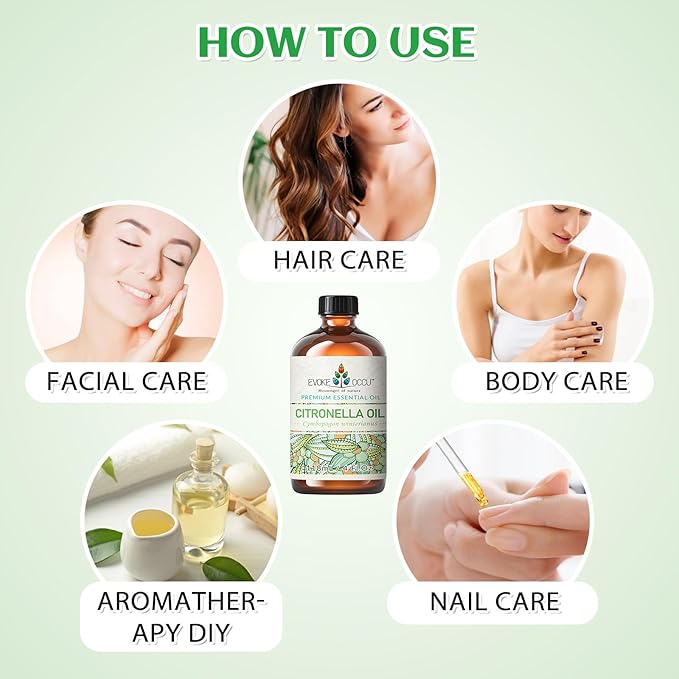 EVOKE OCCU Citronella Oil for Diffuser & Air Freshening