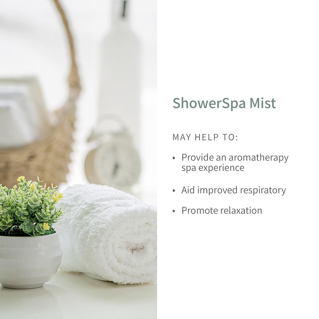European Spa Source Jasmine + Eucalyptus ShowerSpa Mist, 4 Fl Oz