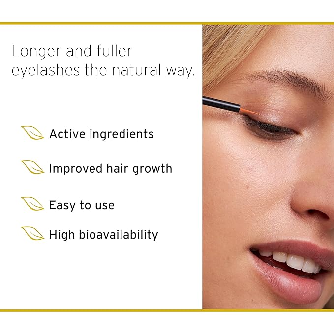 Nuvega Lash - Vegan Eyelash & Eyebrow Serum Set I Longer Eyelashes in 4-6 Weeks I Lash and Eyebrow Growth Serum I Made in Germany I 1ml & 3ml
