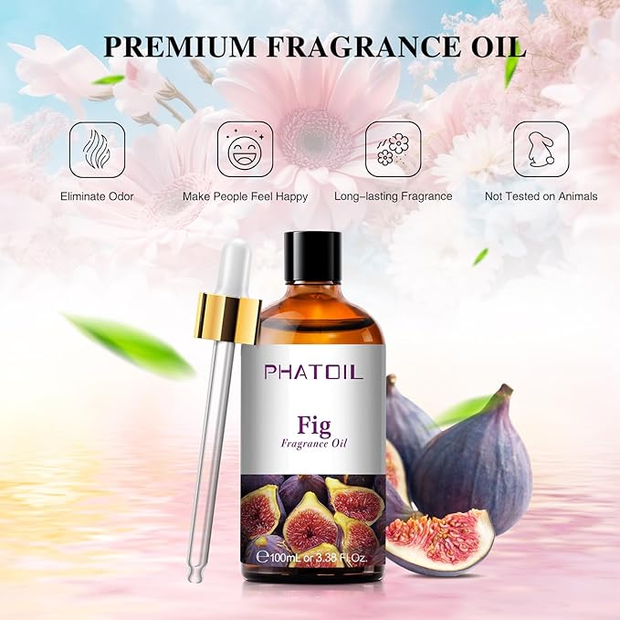 PHATOIL Fig Fragrance Oil for Diffuser Aromatherapy 3.38FL.OZ