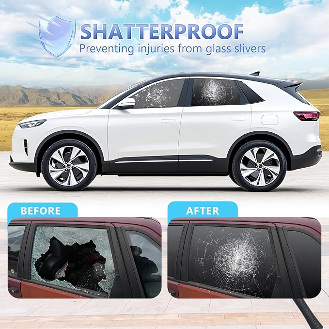 TOYOCO Ceramic Car Window Tint Film, 35% VLT, 20" x 20FT Window Privacy Film, No Signal Interference, 99% UV Protection & Scratch-Resistant for Side & Rear Windows, DIY Install