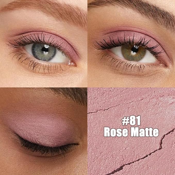 IATMOMOD Mauve Matte Cream Eye Shadow Stick Makeup for Women, Mauve Matte Eyeliner Pencil Eyeshadow Brightener Stick for Eyes, Waterproof Eyeshadow Applicator Blendable sombras para ojos 81#