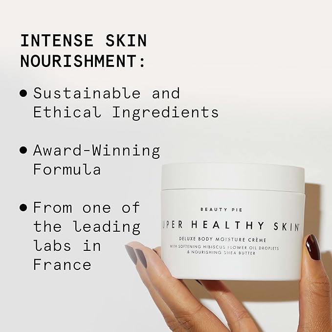 Beauty Pie Super Healthy Skin Deluxe Body Cream | Non Greasy | 8.45oz