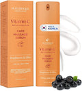 PLANTIFIQUE Vitamin C Serum Korean for Guasha Massage, Slow-Absorbing | Hydrating, Dark Spot Face Serum, 1.01 fl oz, with Collagen & Peptides for Even Skin Tone & Glowing Skin