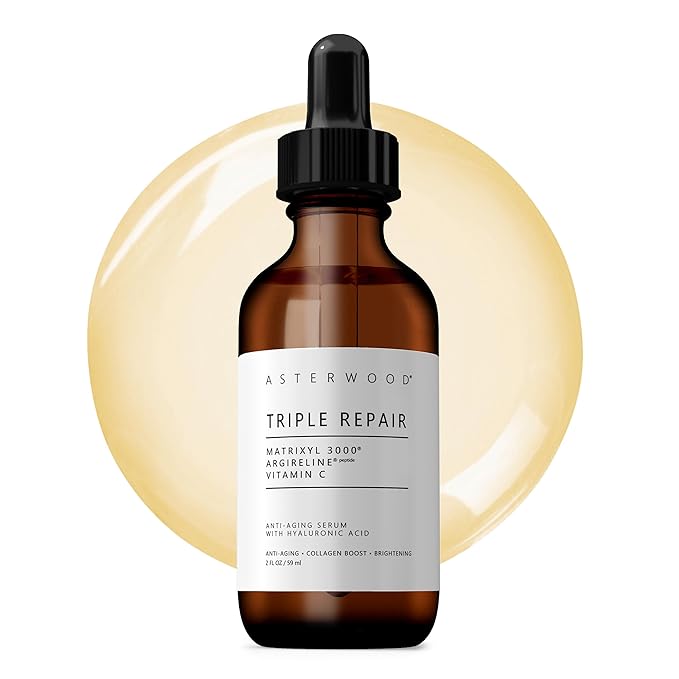 Asterwood Triple Repair Peptide Serum, Matrixyl 3000, Argireline & Vit. C