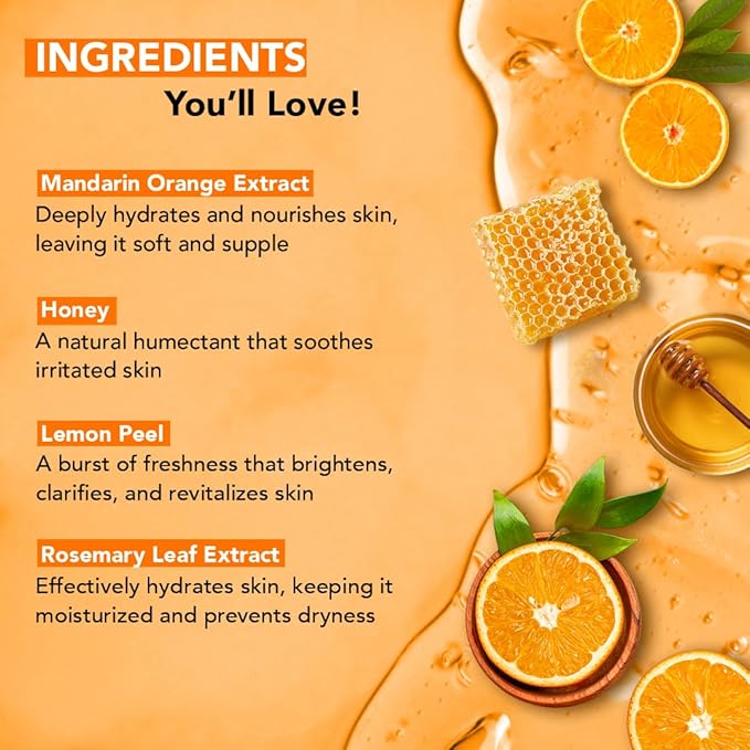 Botanic Hearth Mandarin Orange & Honey Body Wash – 16 fl oz