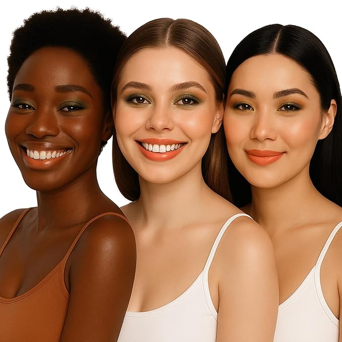 SUSIKEKI Neutral Nude Matte & Shimmer Eyeshadow Palette with Brush - 6 Colors Mini Travel Size, Highly Pigmented Olive-colored Tone Eye shadow, Long Lasting Vegan Makeup Palette for Daily Use 04