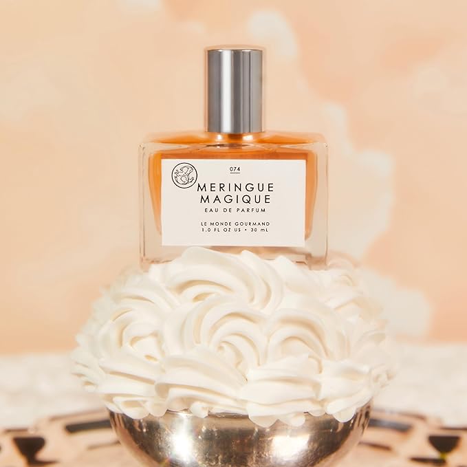 Le Monde Gourmand Meringue Magique Eau de Parfum Spray Perfume for Women, Gemini Bake, Praline Cream, Orange & Gardenia Scent, 1 fl oz (30 ml)