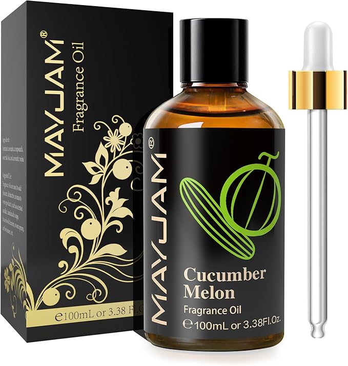 MAYJAM Cucumber Melon Fragrance Oil for Diffusers, 100ML/3.38FL.OZ