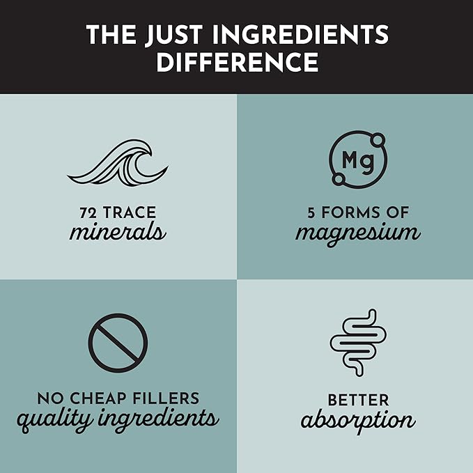 JUST INGREDIENTS Magnesium Complex - 5 Forms Sleep & Mood - 60 Capsules