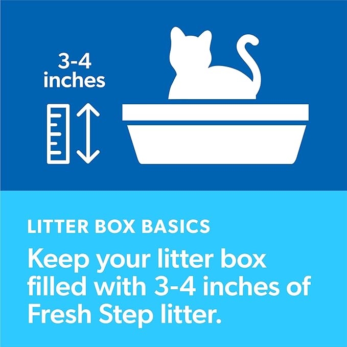 Fresh Step Advanced Extreme Clump Multi Cat Clumping Litter with Febreze Freshness, Mountain Spring Scent, Ammonia Block Technology, Low Dust, Low Tracking, 18.5 lb. Box, Pack of 2