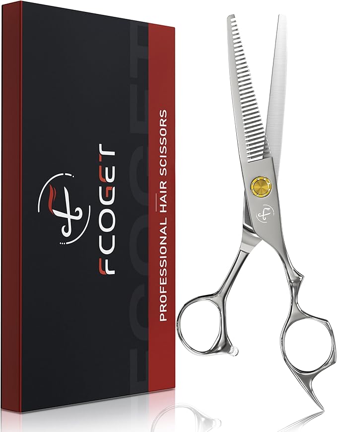 Professional Thinning Shears, High-End Japanese 440C Stainless Steel Hair Cutting Scissors with Sharp Edge Blades, 6.8 inch Hair Cutting Shears, Right Hand Hair Scissors for Salon, Home, Pet