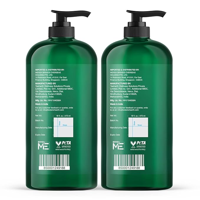 Botanic Hearth Tea Tree Body Wash - 16 Fl oz Pack of 2