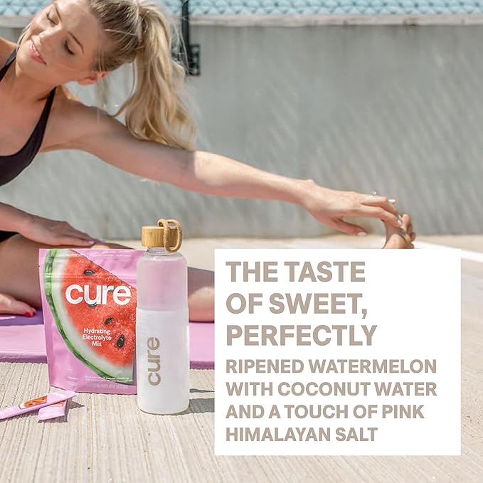 Cure Hydration - Electrolyte Drink Powder Watermelon 28 Servings