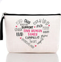 Teacher Gifts Makeup Bag Teacher Appreciation Gifts Birthday Gift for Women Female Educator Colleague New Teachers Thank You Cosmetic Bag Graduation Gifts