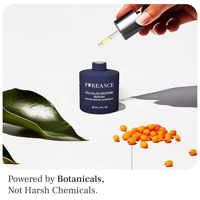 PUREANCE Cellular Restore Serum - Organic Bakuchiol Plumping Serum