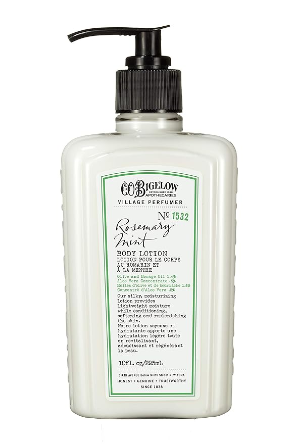 C.O. Bigelow Rosemary Mint Body Lotion, 10 fl oz