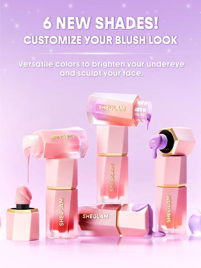 SHEGLAM Color Bloom Liquid Blush-Coral Glow