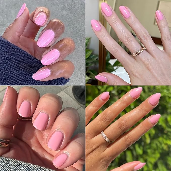 Olive & June Long Lasting Nail Polish, Saltwater Taffy Sheer Pink
