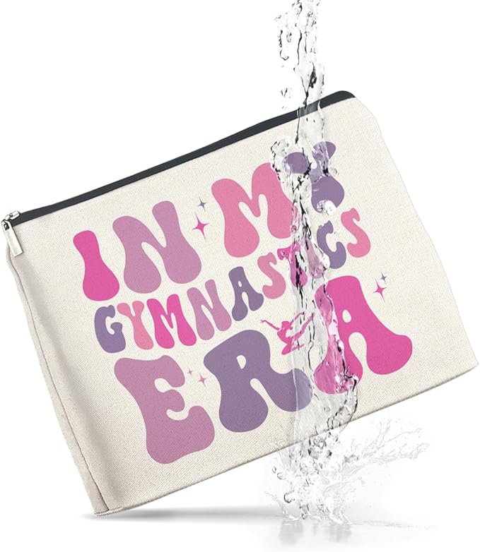 UPNEGE Gymnastics Gifts Funny Gymnast Makeup Bag for Women
