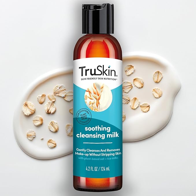 TruSkin Soothing Cleansing Milk with Rice & Oat Milk, 5 fl oz