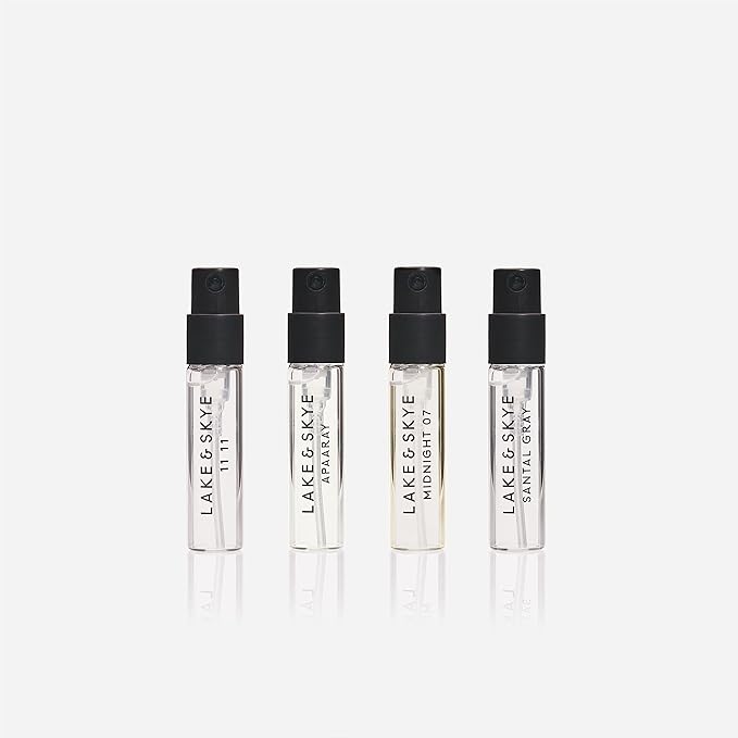 Lake & Skye 4 Piece Discovery Set – Includes 11 11, Apaaray, Midnight 07, and Santal Gray