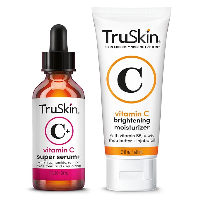TruSkin Vitamin C Super Serum & Moisturizer Duo, 1 fl oz & 2 fl oz