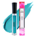 Aromi Sea Foam Matte Liquid Lipstick | Aqua, Aquamarine Lip Color for Women, Blue Green Shade (Sea Foam)