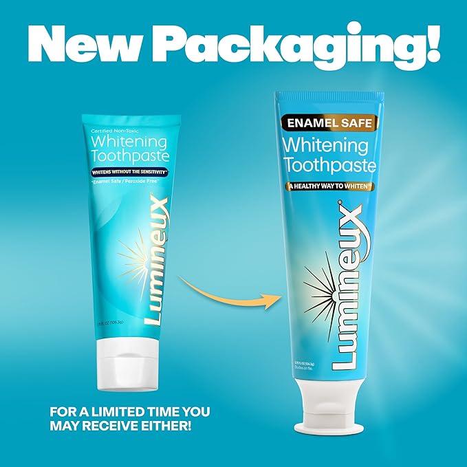 Lumineux Whitening Starter Set, 7 Strip Treatments & Toothpaste 2 Pack