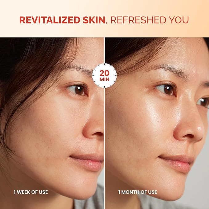 PLANTIFIQUE Korean Sheet Mask, 5 Pack - Glowing & Rejuvenating