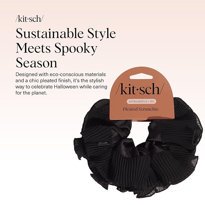 Kitsch Pleated Scrunchie for Women - 1pc