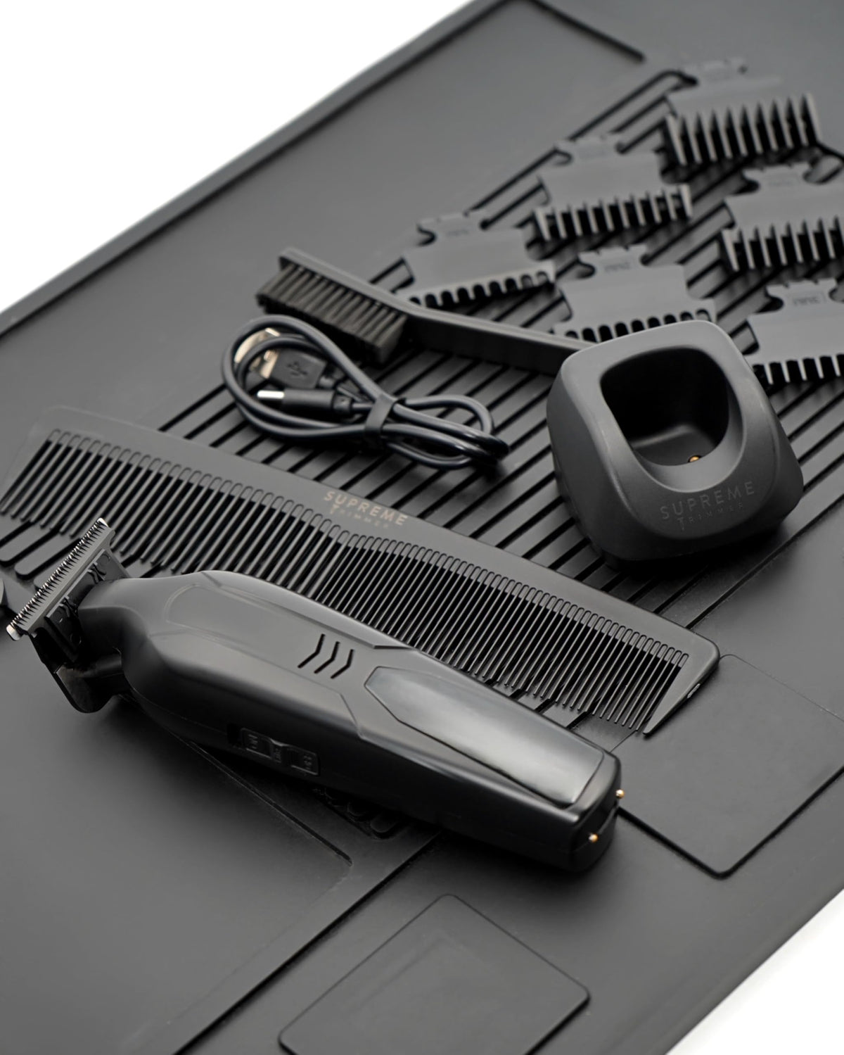 Supreme Trimmer 3-in-1 Barber Kit | Vader Clipper, Vader Trimmer & Crunch Foil Shaver | Men's Professional Beard Trimmer, Brushless Motor Clippers & Waterproof IPX6 Shaver | Acid