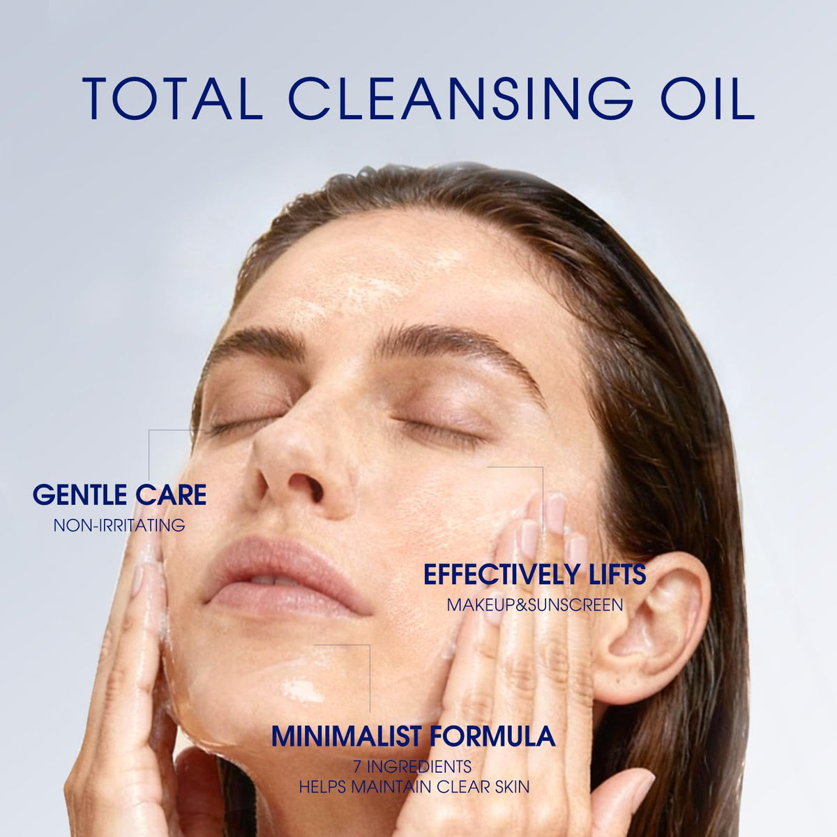 Pier Augé Cleansing Oil for Face, Makeup Remover Oil & Facial Oil Cleanser, Dissolves Waterproof Makeup, Sunscreen & Impurities, Deep Oil Cleanser for All Skin Types, 6.7 Fl Oz