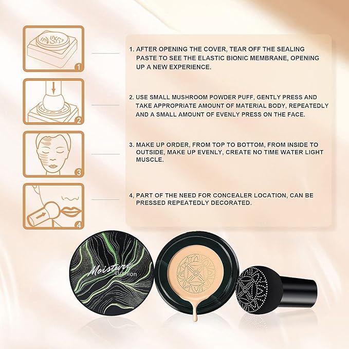 Cushion Foundation Concealer for Older Women CC Cream Natural