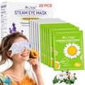 ProCIV 20 Packs Steam Eye Masks, Warming Eye Masks for Dark Circles, Disposable Self-heating Hot Eye Mask Soothing Headache, Dry Eyes, Heating Eye Mask for Stress Eye Fatigue Relief