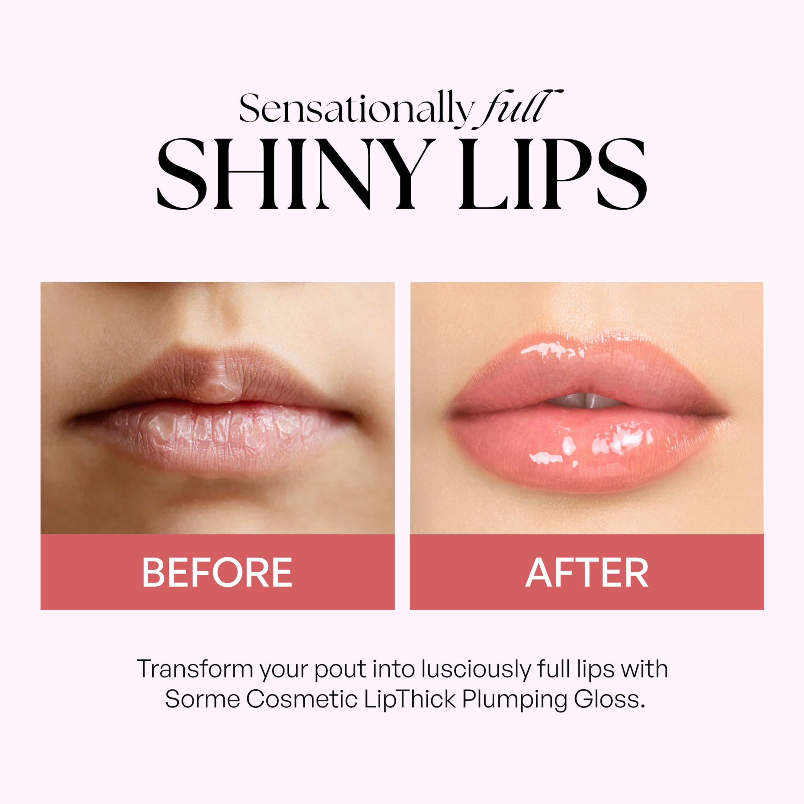 Sorme' Treatment Cosmetics Lip Thick Plumping Gloss, Demure