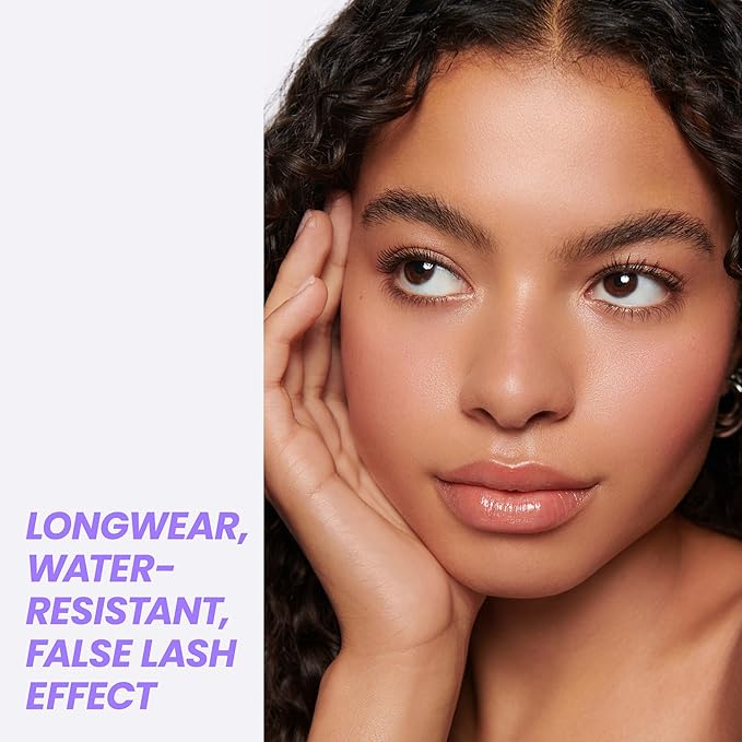Wonderskin Infinite Rizz Mascara - Black Mascara For Volume And Length, Long-Wear, Smudge-Proof & Water-Resistant Volumizing Lash Makeup (Black)