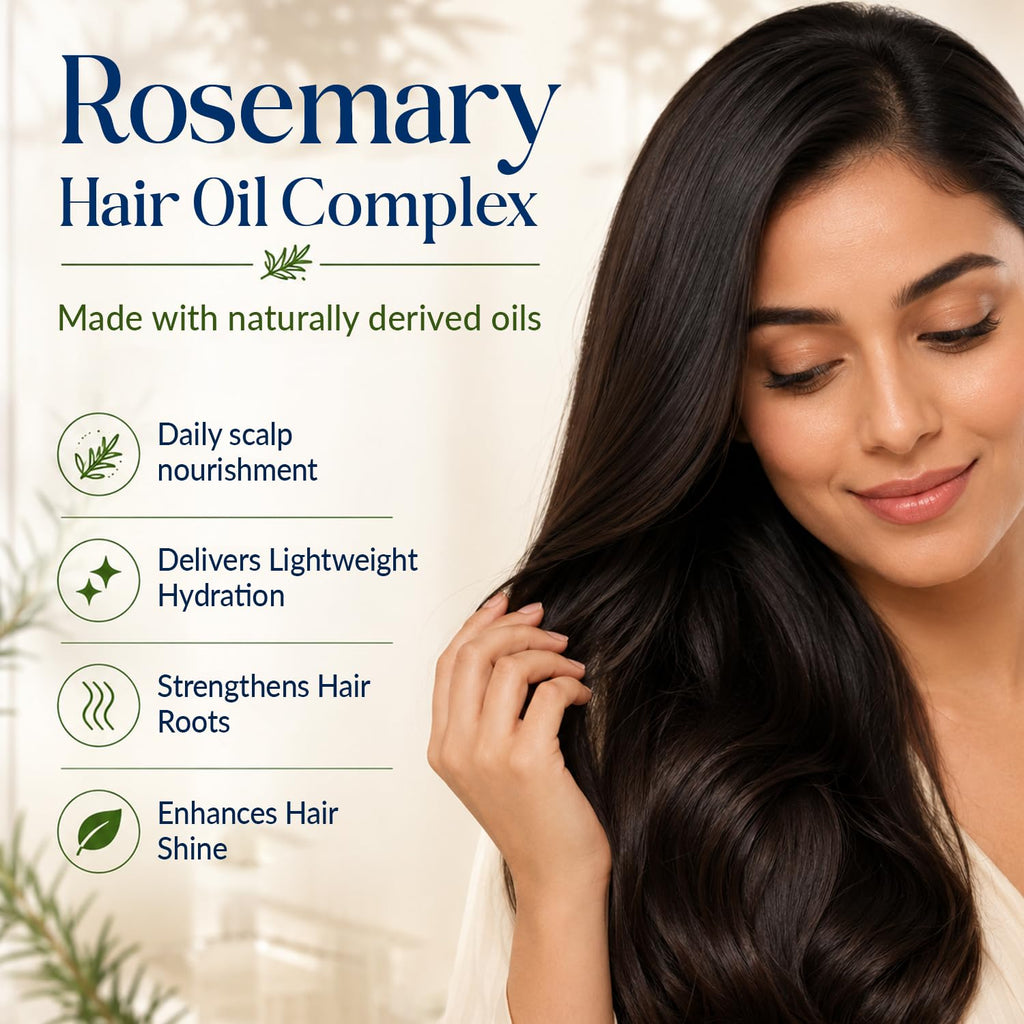 Batana Rosemary Oil for Hair Growth 6 fl oz - Lightweight Scalp Oil for Dry, Damaged Hair & Frizz Control - Aceite de Romero Para el Cabello - Nexon Botanics
