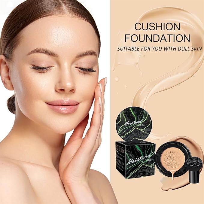 Cushion Foundation Concealer for Older Women CC Cream 2 PCS Medium Deep