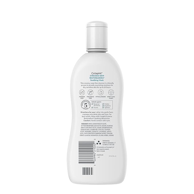 Cetaphil Restoraderm Eczema Body Wash, Soothing, Hypoallergenic, 10 fl oz