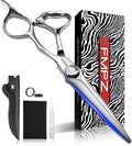FMPZ 6" Hair Cutting Scissors Professional Barber Scissors, Hair Cutting Shears with 440C Steel - 60HRC Hardness Extremely Sharp with Ergonomic for Salon & Home Use (6'' Professional Hair Shears)