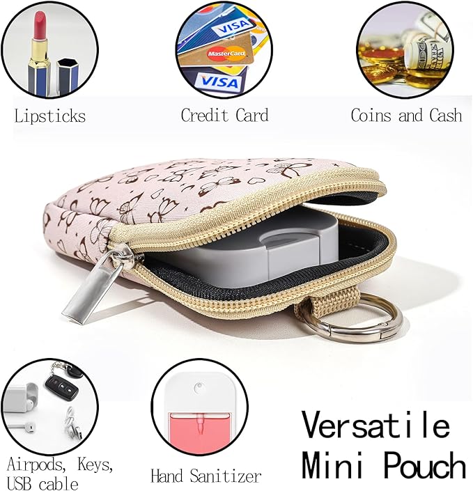 COOKOOKY 2 Pack Hand Sanitizer Holder compatible with Touchland
