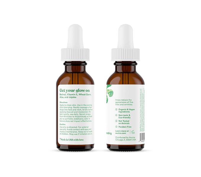 ASUTRA 2 Pack 2.5% Retinol Serum, 1 fl oz (Pack of 2) (1 Fl Oz)