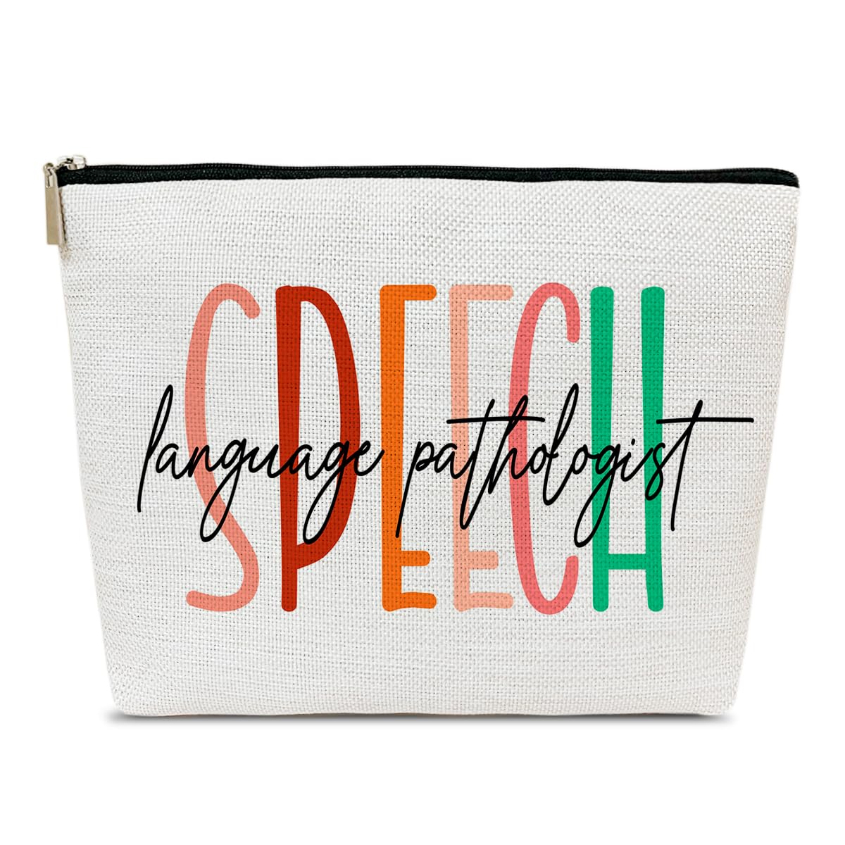 Speech Therapy Gifts Makeup Bag, SLP Gift, Thank You Graduation Gifts for Speech Language Therapist, Appreciation Gift for Speech Language Pathologist, Speech Language Therapist Gift Cosmetic Bag