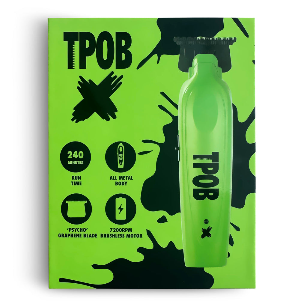 TPOB X Digital Brushless 7200rpm Professional Hair Trimmer Hair Clippers for Men, Psycho Blade Trimmer Cordless Rechargeable Edgers Clippers