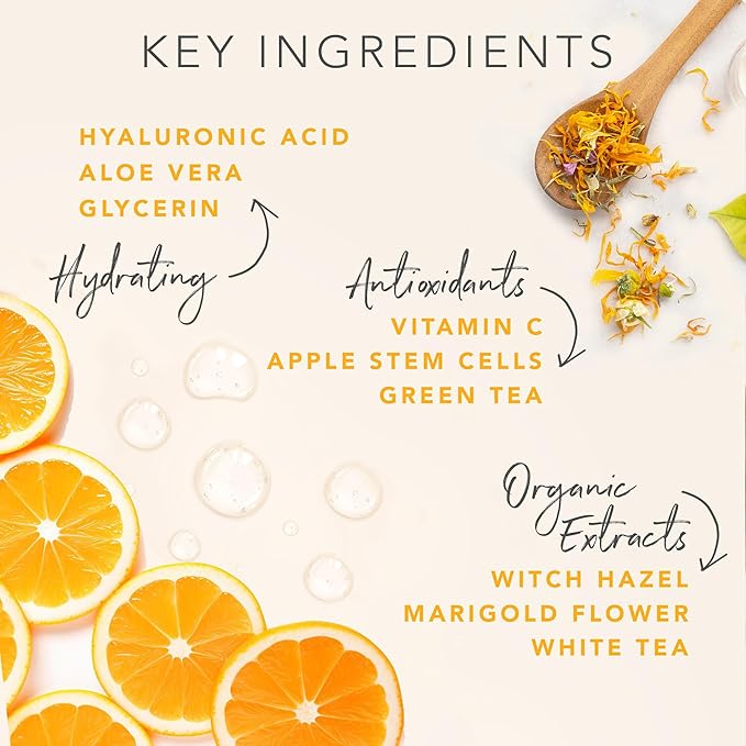Vitamin C Face Toner - USA Made with Natural & Organic Ingredients