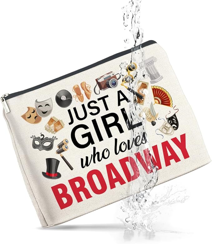 UPNEGE Broadway Gifts Theater Makeup Bag for Teens Women Performer