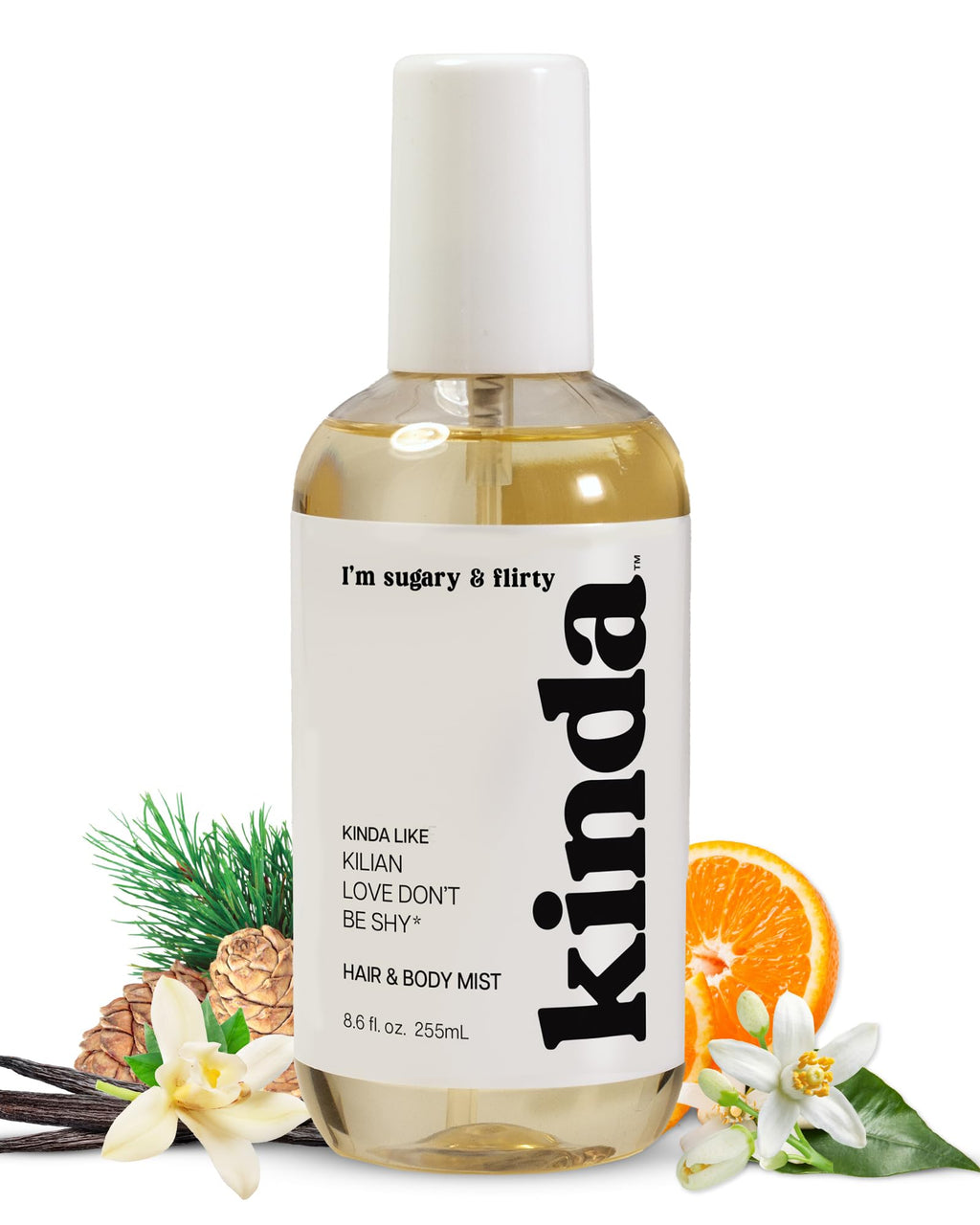 PB ParfumsBelcam KINDA I’m Sugary & Flirty Hair & Body Mist – Our Version of Kilian Love Don’t Be Shy – Sweet Floral Scent with Neroli, Bergamot & Orange Blossom, Gifts for Women, 8.6 fl.oz
