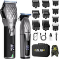 FADEKING® Professional Hair Clippers for Men, Cordless Beard Trimmer Kit for Hair Cutting & Grooming, Zero-Gap Barber Clippers Set, Ideal Mens Grooming Gift for Father’s Day/Birthday