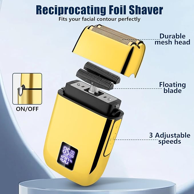 SUNNOW Hair Clippers and Trimmer Set, Electric Razor with Adjustable Speed